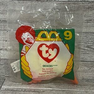 Vintage 1993 mc Donald’s happy meal TY quacks beanie